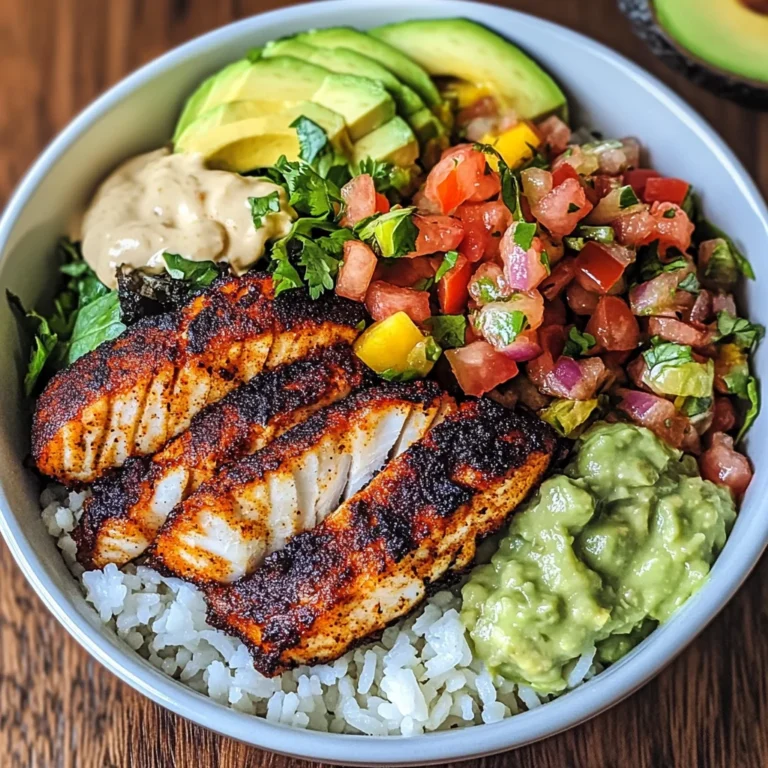 Blackened Fish Taco Bowls
