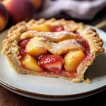 Brown Butter Strawberry Peach Pie