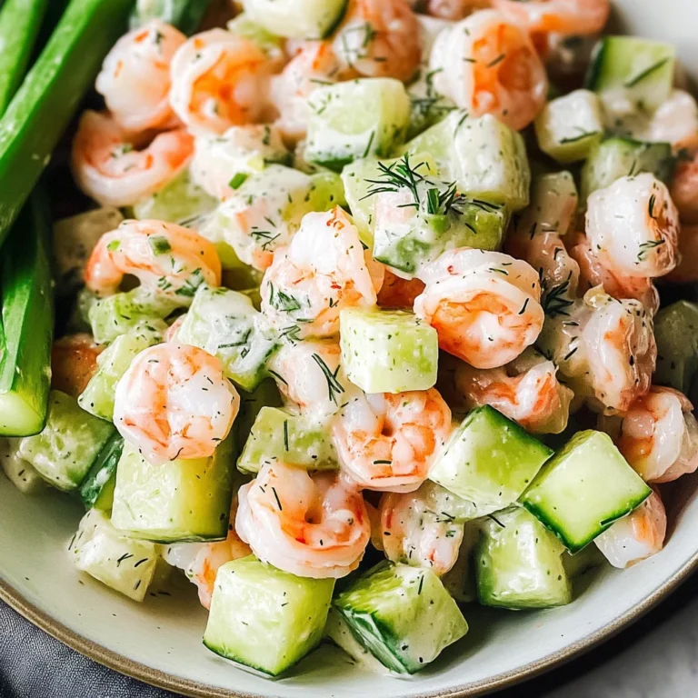 Cucumber Shrimp Salad