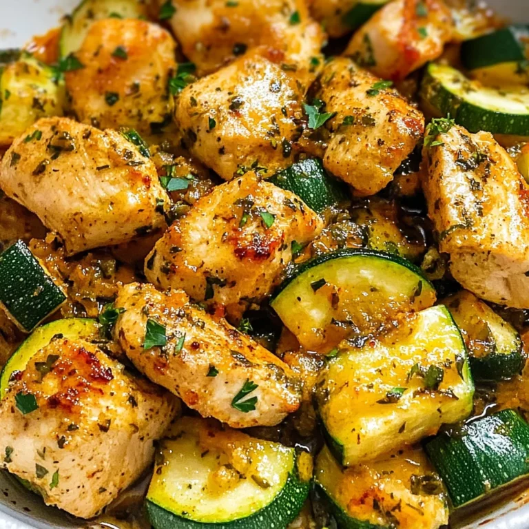 Easy Baked Chicken and Zucchini Recipe