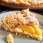 Easy Italian Peach Crumb Cake