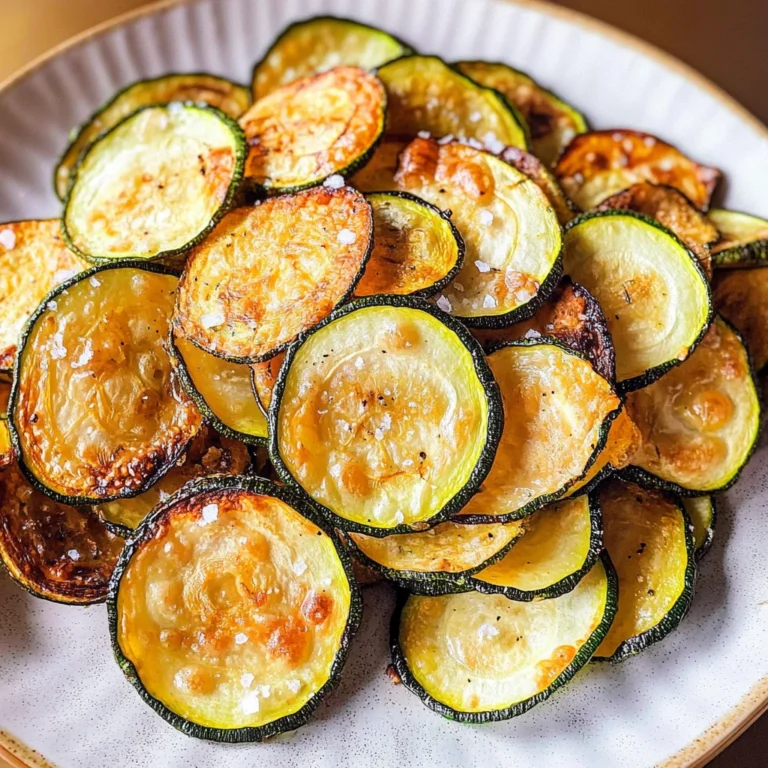 Easy Oven-Baked Zucchini Chips