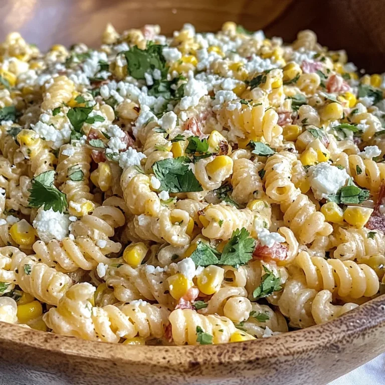 Elote Pasta Salad Recipe (Mexican Street Corn)
