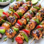 Fajita Chicken Kebabs