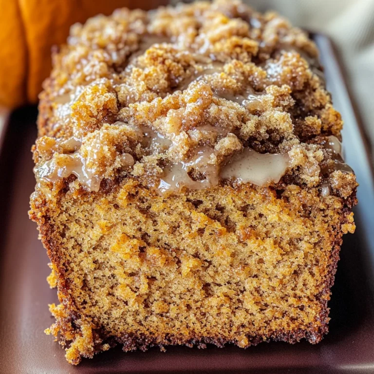 Gluten-free Pumpkin Bread with Streusel Topping