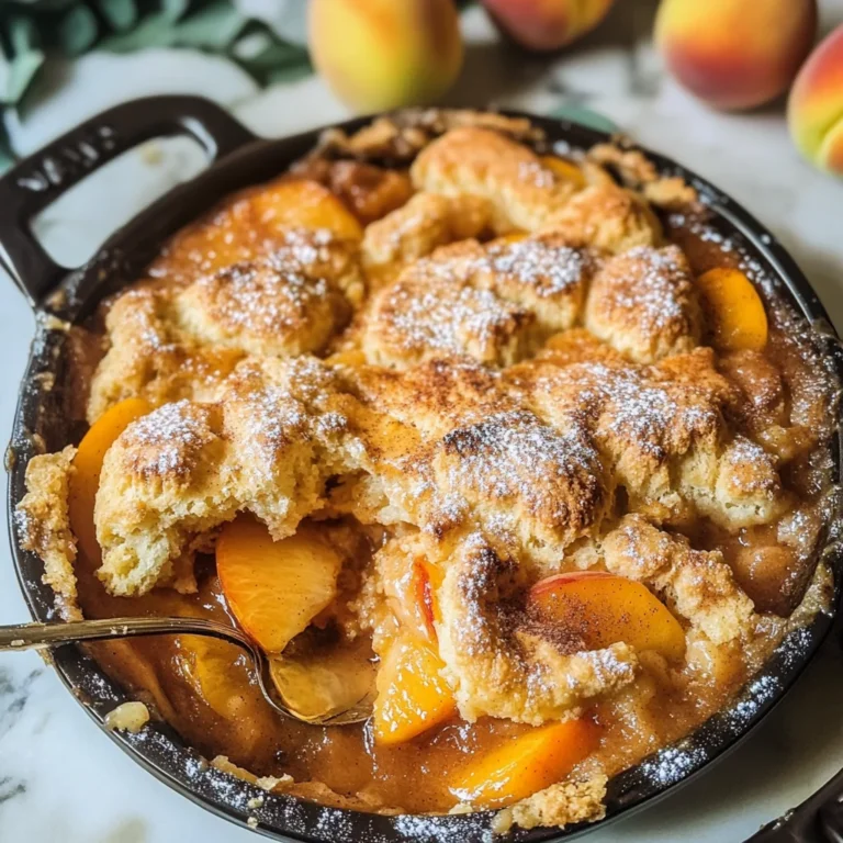 Gramma's Peach Cobbler