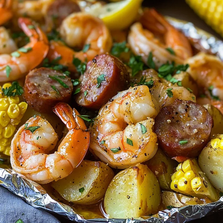 Grilled Shrimp Boil Packets