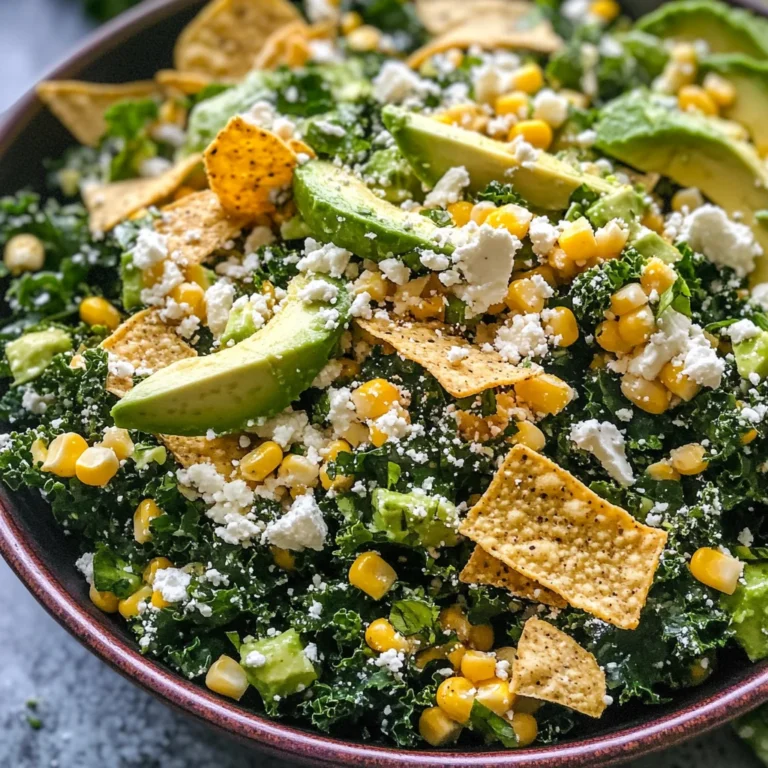 Mexican Street Corn Kale Salad