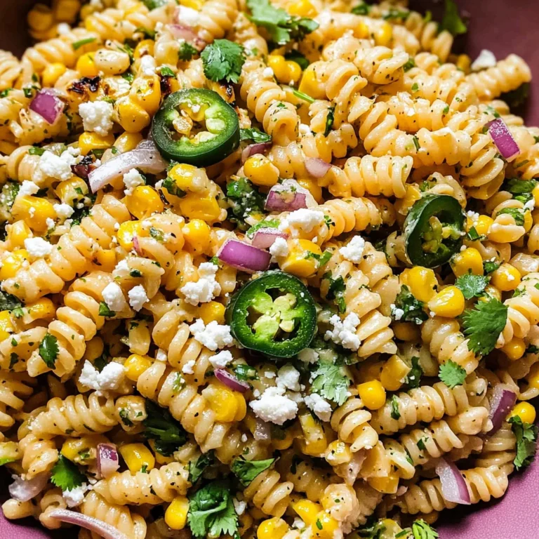 Mexican Street Corn Pasta Salad Recipe