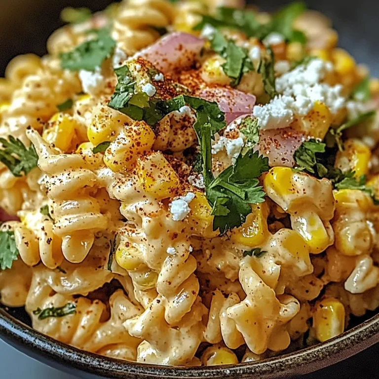 Mexican Street Corn Pasta Salad is a must-try dish!