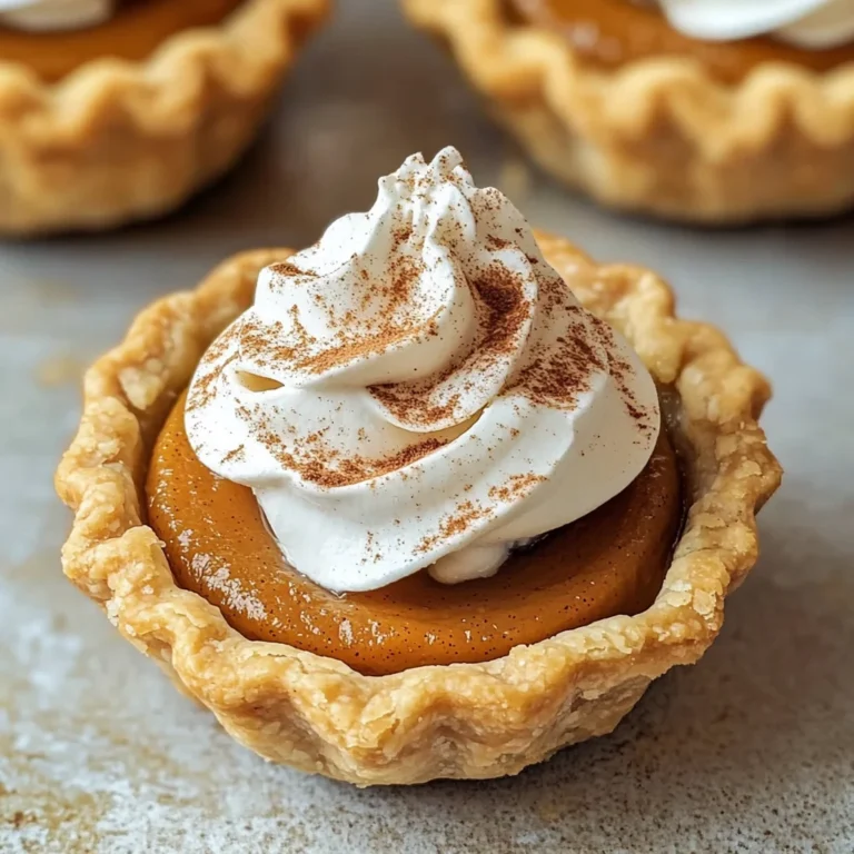 Mini Pumpkin Pies