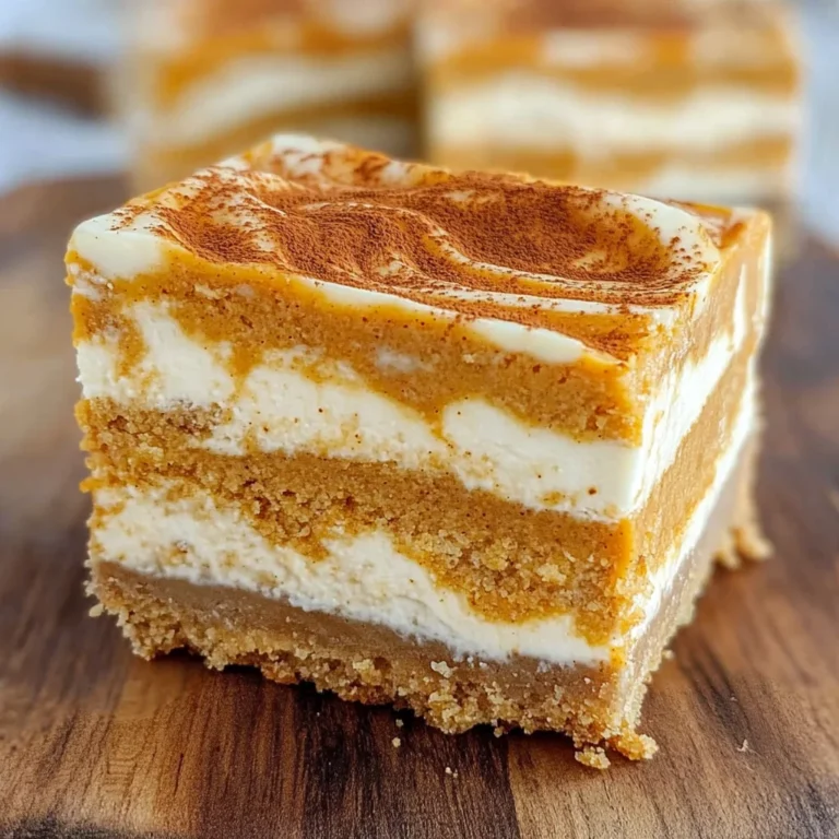 Pumpkin Cheesecake Bars