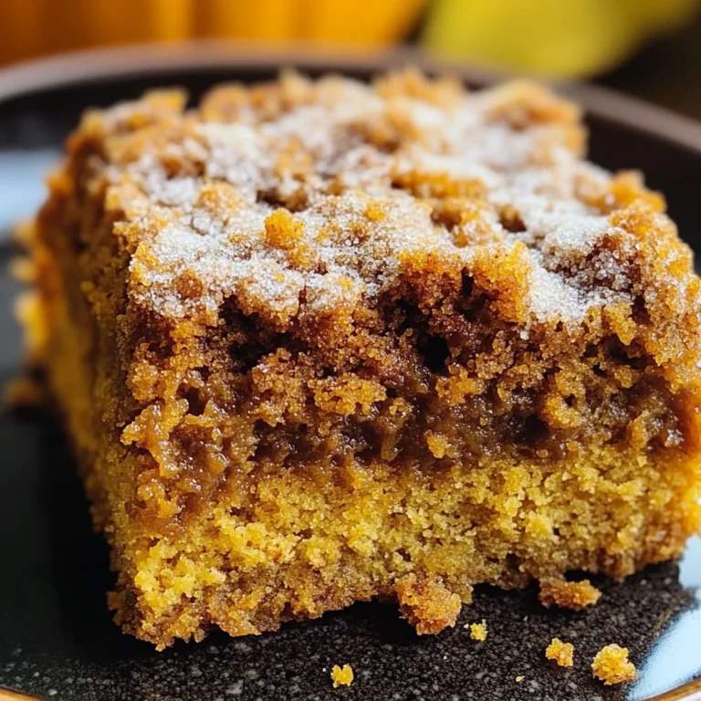 Pumpkin Coffee Cake