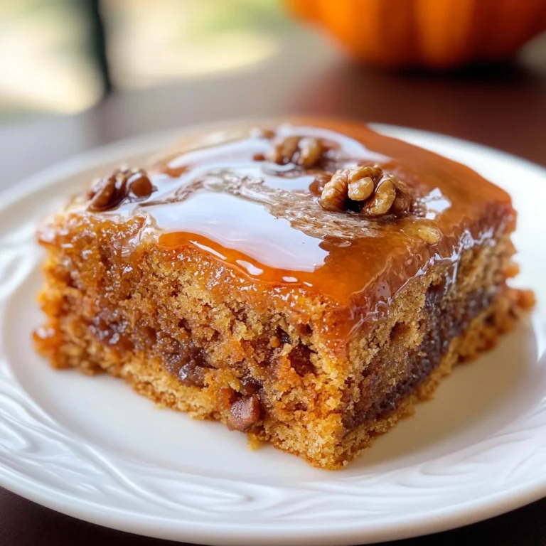 Pumpkin Honey Bun Cake