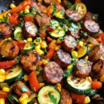 Sausage and Veggies Skillet - 30 Minute, One-Pan Meal