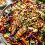 Sesame Chicken Cabbage Crunch Salad