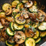 Skillet Zucchini and Mushrooms