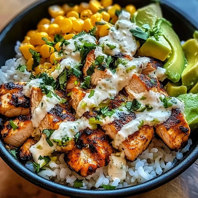 Street Corn Chicken Rice Bowl