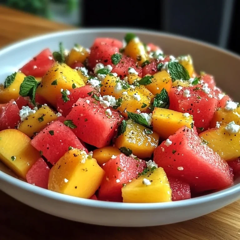 The Peach Watermelon Salad That Tastes Like Summer