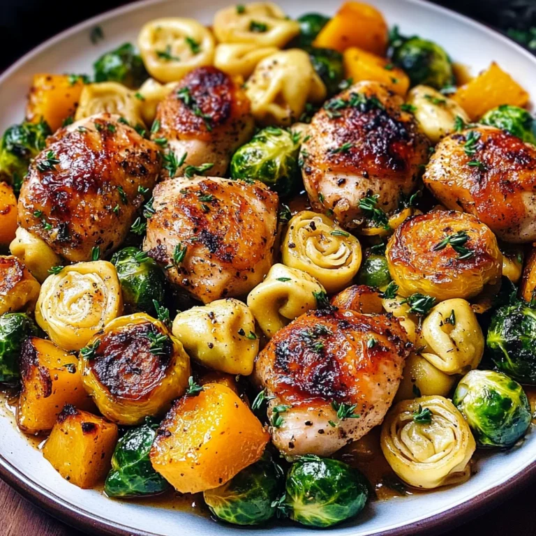Autumn Chicken Dinner with Roasted Vegetables