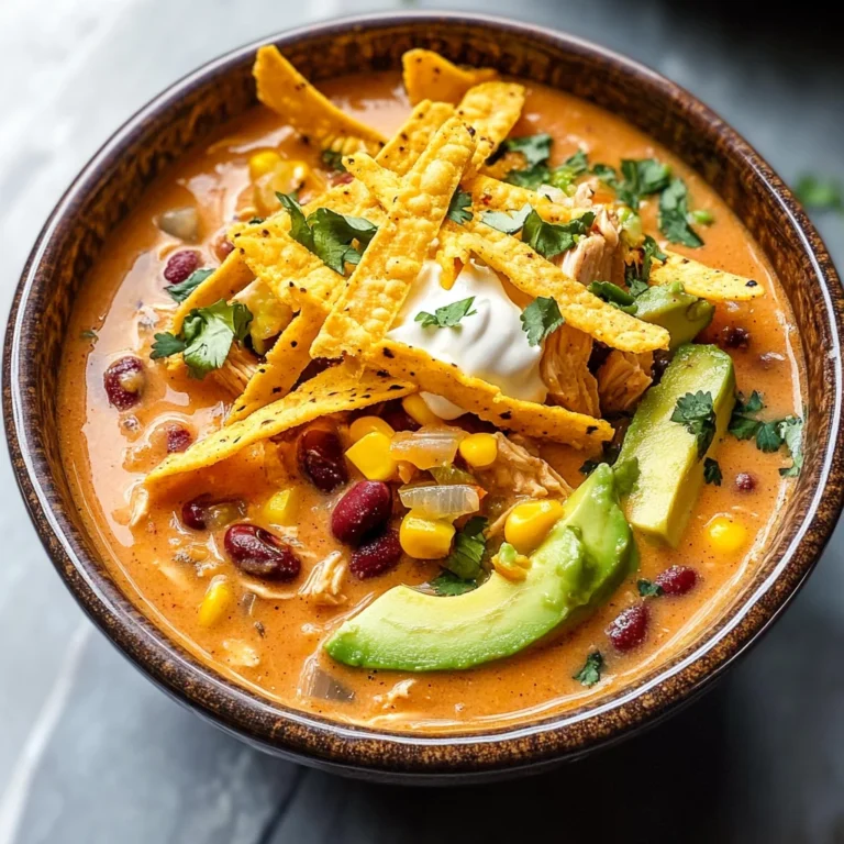 Creamy Chicken Tortilla Soup