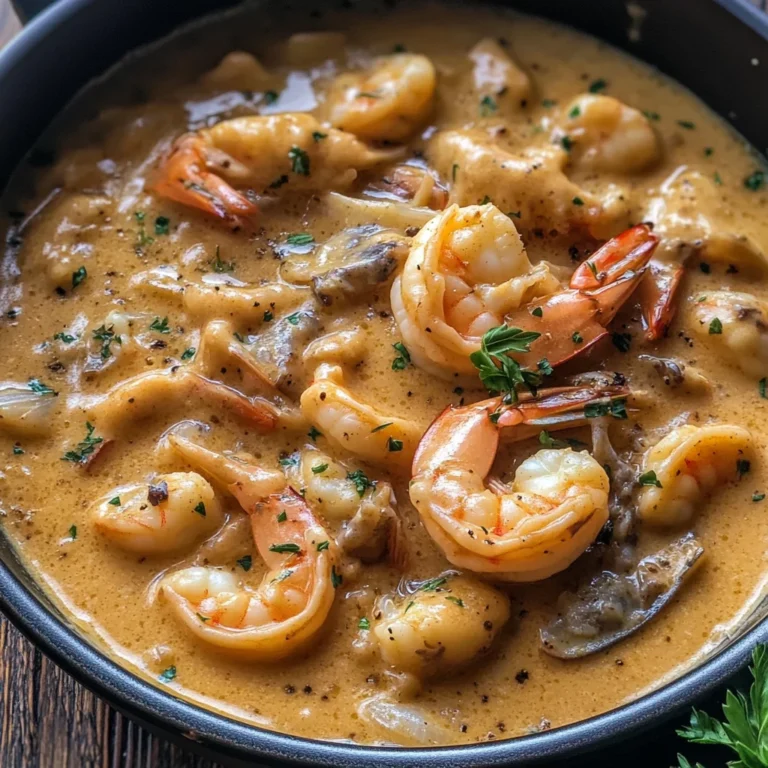 Creamy Crab and Shrimp Seafood Bisque