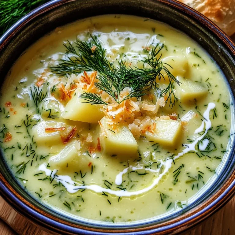 Creamy Potato & Dill Soup ('Koperkowa')