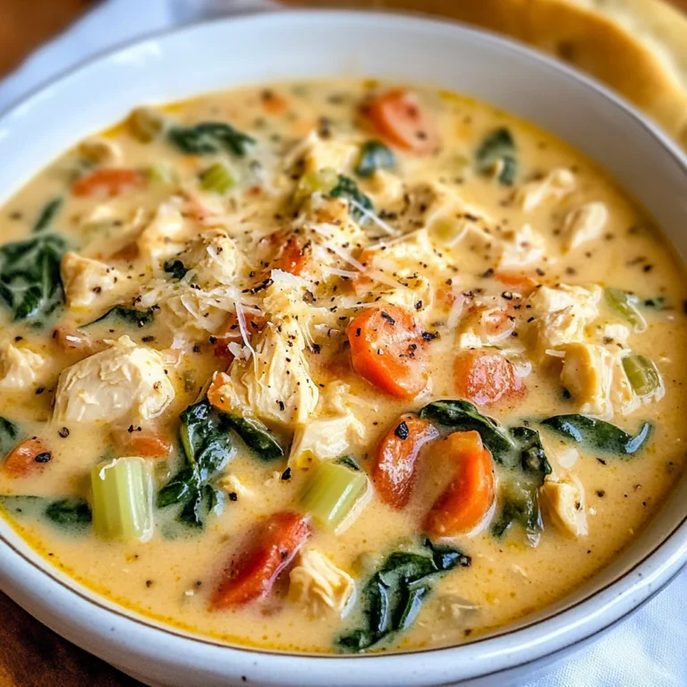 Creamy Tuscan Chicken Soup