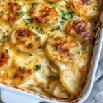 Dad’s Creamy & Cheesy Au Gratin Potatoes
