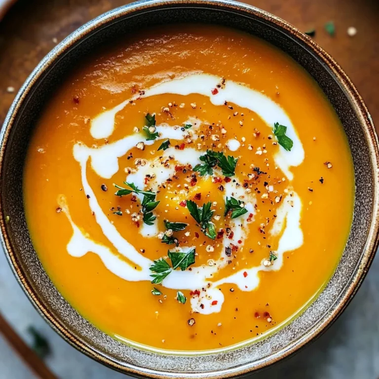 Easy Butternut Squash and Sweet Potato Soup