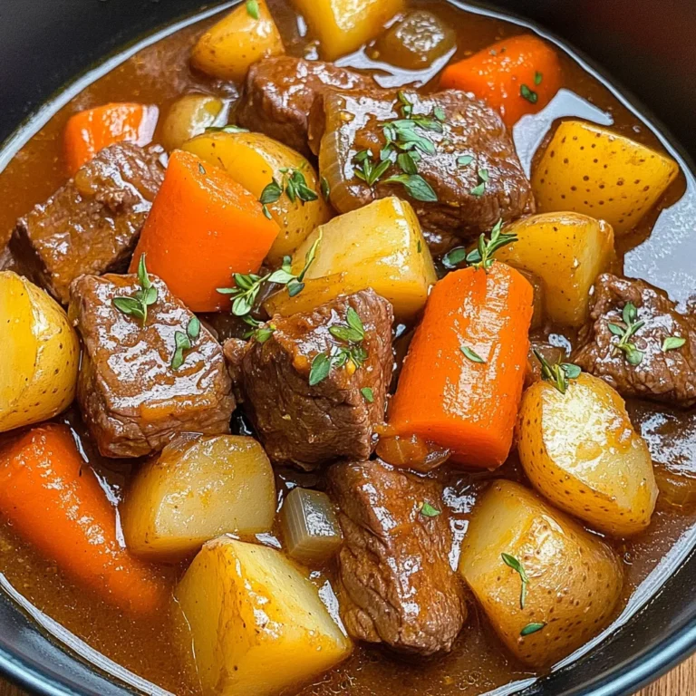 Easy Homemade Beef Stew