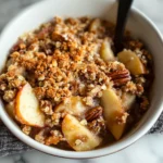 Healthy Breakfast Apple Crumble