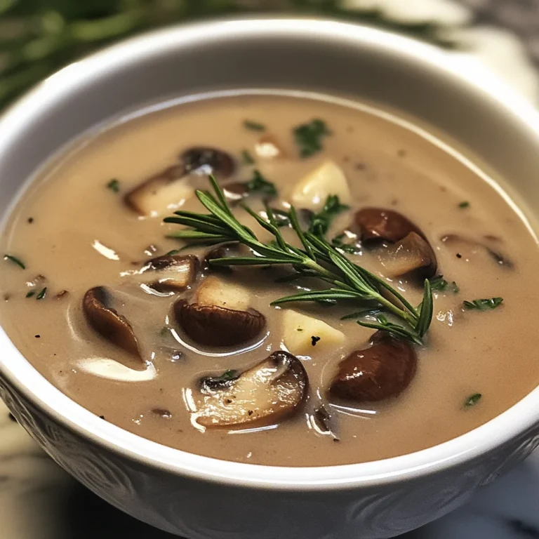 Mushroom Soup Recipe