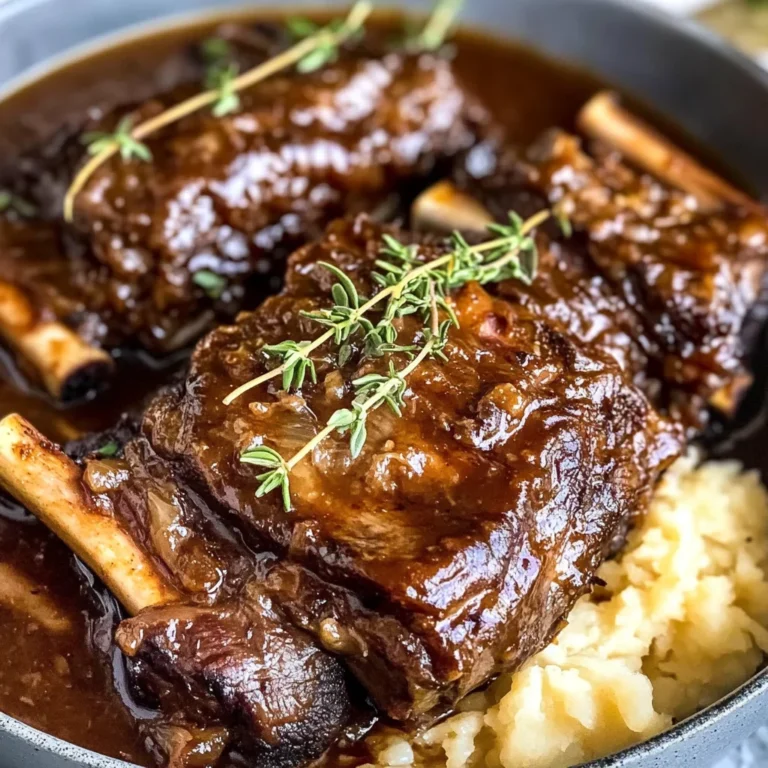 Red apple vinegar Braised Short Ribs in Dutch Oven