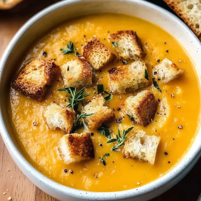Roasted Butternut Squash Soup Recipe