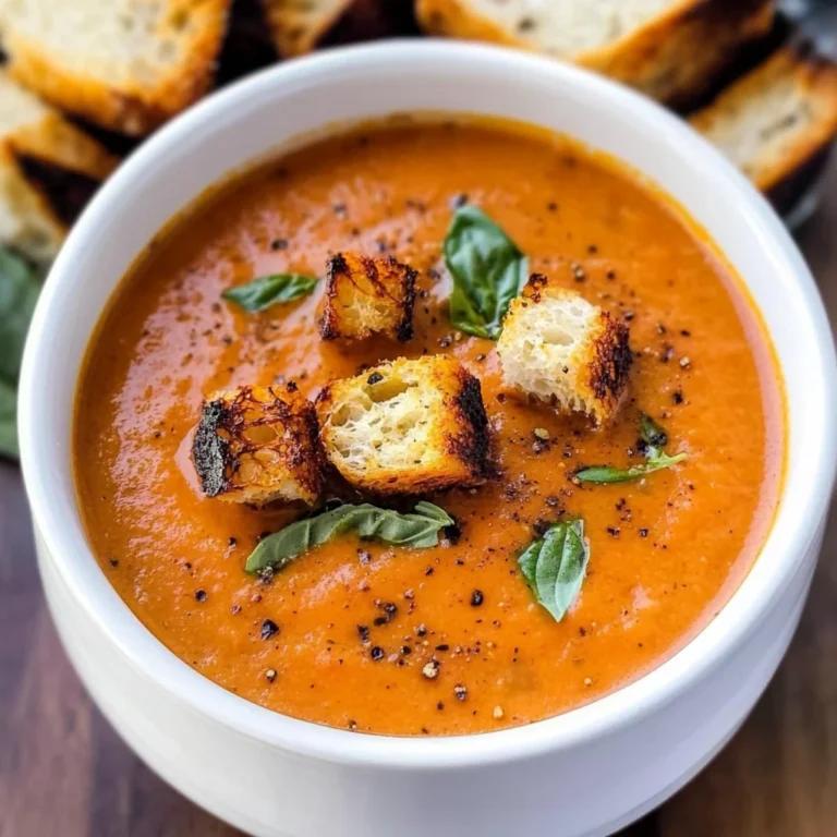 Roasted Tomato Basil Soup