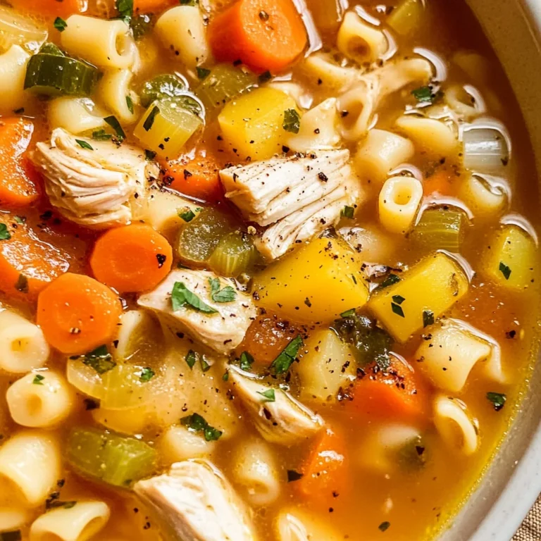 Sicilian Chicken Soup