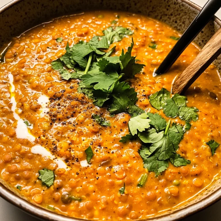 Spicy Red Lentil Curry