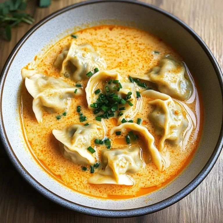 Thai Coconut Curry Dumpling Soup