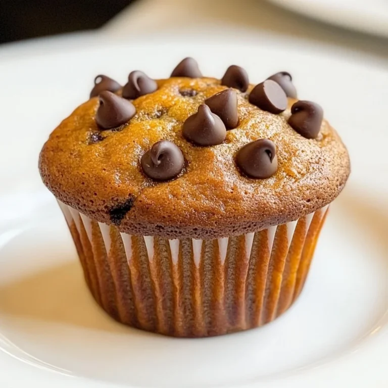 Pumpkin Chocolate Chip Muffins