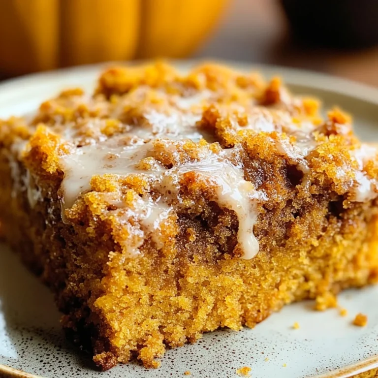 Pumpkin Coffee Cake