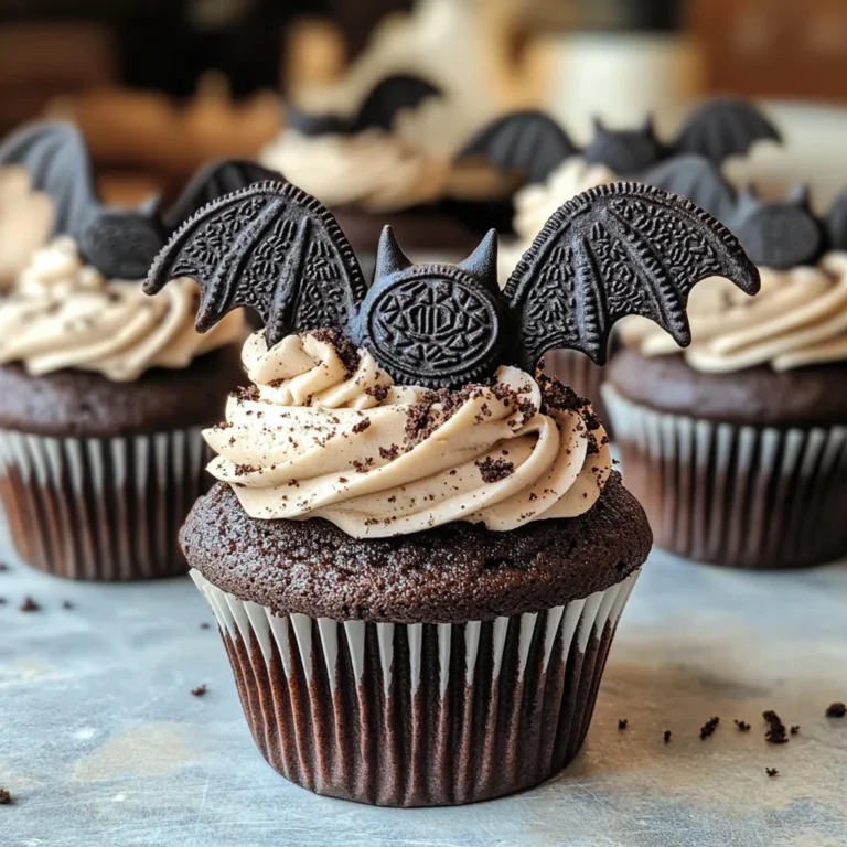 Vegan Oreo Bat Cupcakes